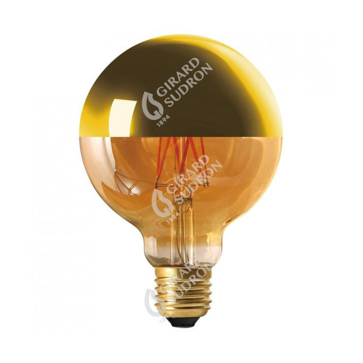 Ampoule LED dorée