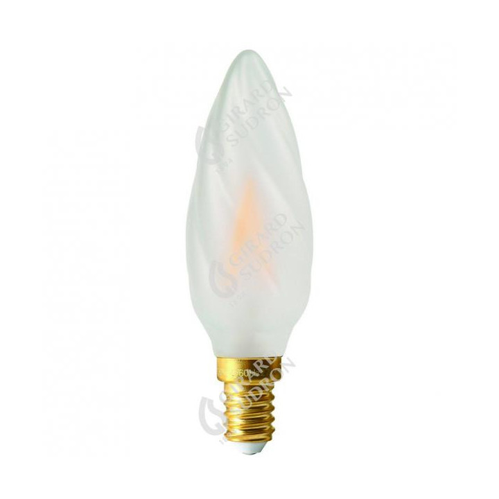 Ampoule LED flamme torsadée
