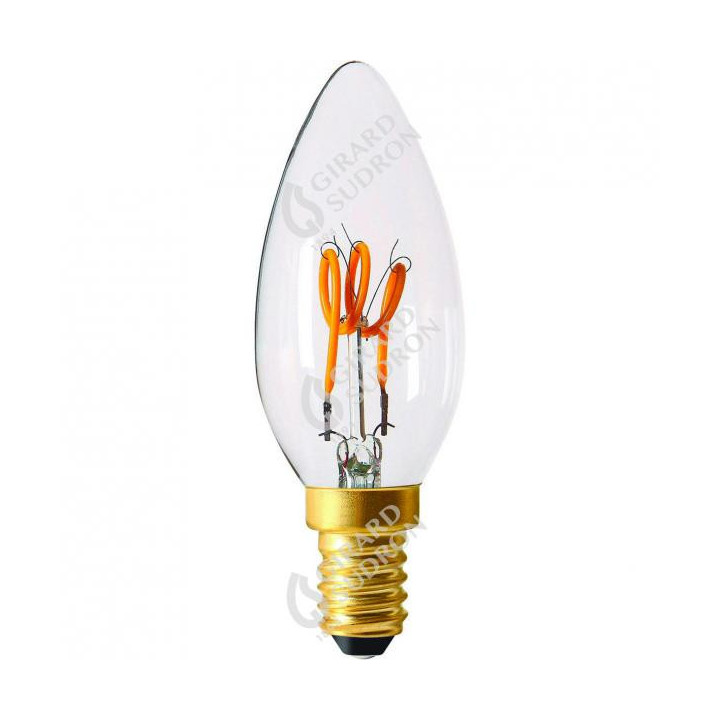 Ampoule LED flamme E14 2W 2200