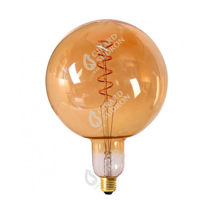 Ampoule LED globe torsadée 6W