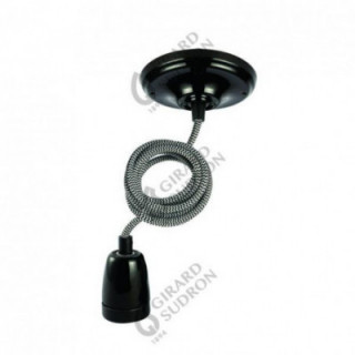Suspension noire E27