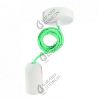 Suspension béton blanc