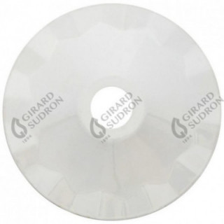 Abatjour blanc métal Diam. 187 mm