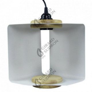 Suspension pliable blanche