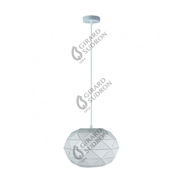 Suspension blanche E27 Max.60W