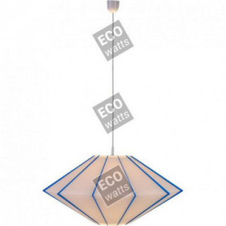 Suspension blanche en PVC E27