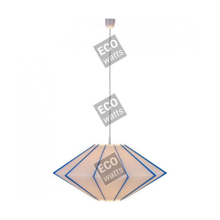 Suspension blanche en PVC E27