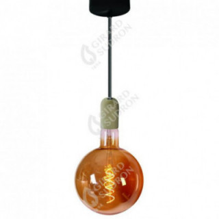 Suspension béton gris