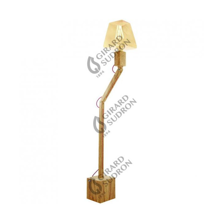 Lampadaire en bois par Fabri