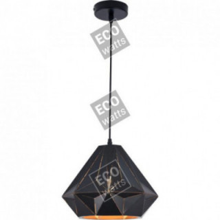 Suspension E27 Noire/Dore