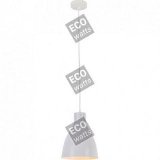 Suspension E27 Blanc/Doré