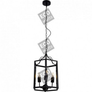 Suspension E14 noire x 3