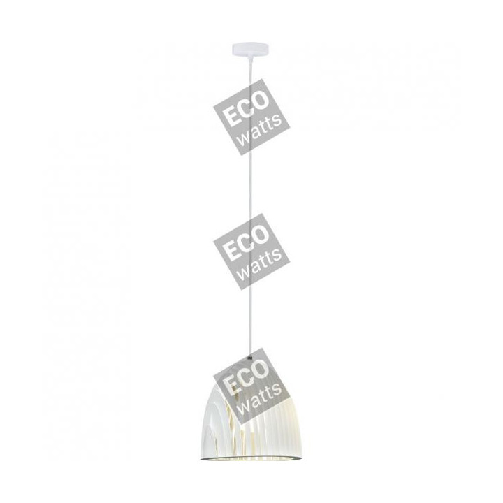 Suspension blanche E27 Max.60W