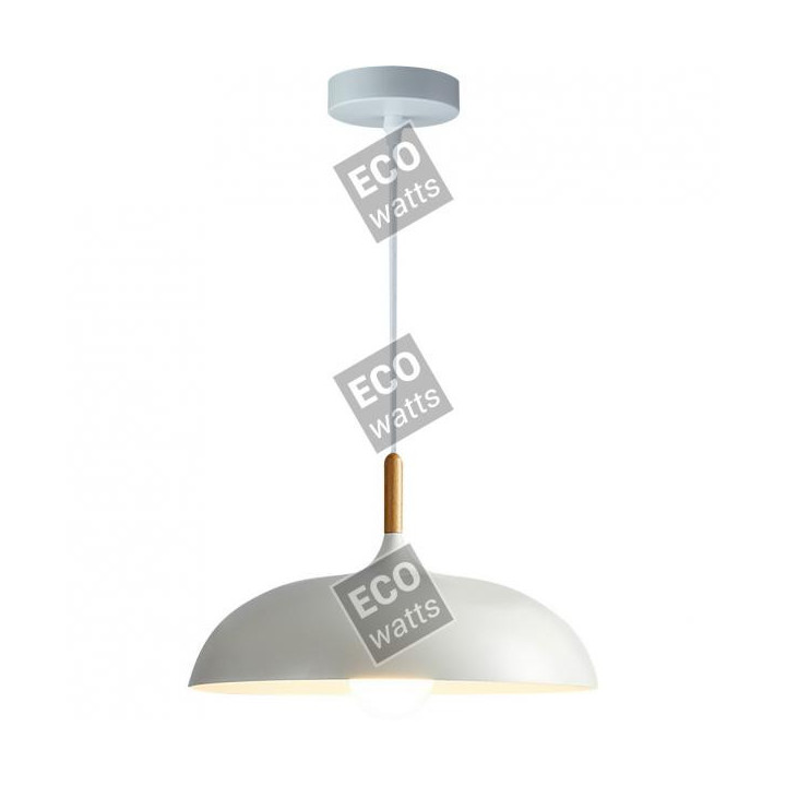 Suspension E27 Blanc Mat