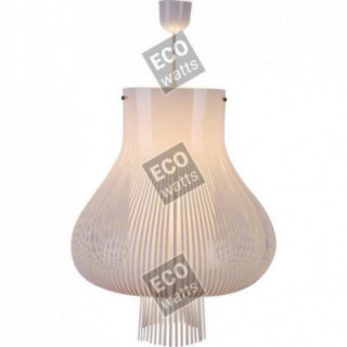 Suspension blanche en PVC E27