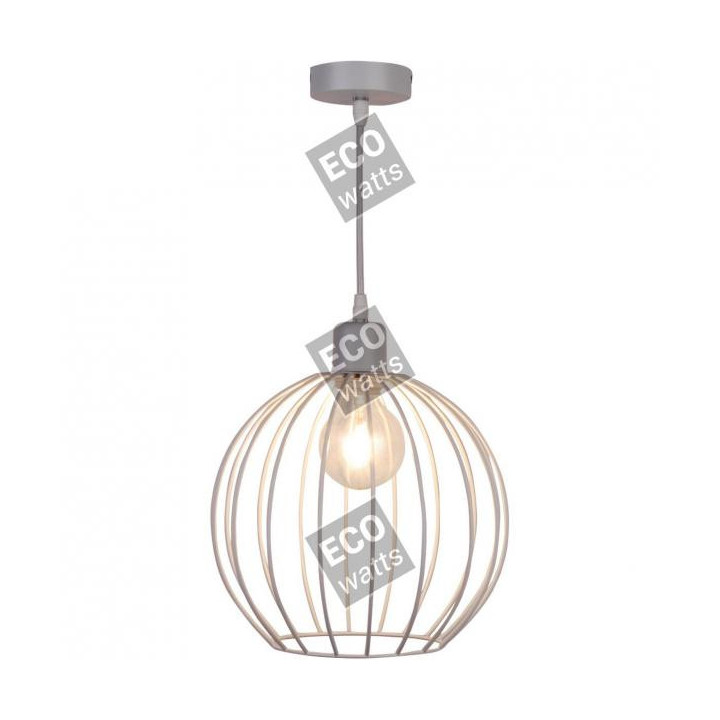 Suspension blanche E27 Max.40W