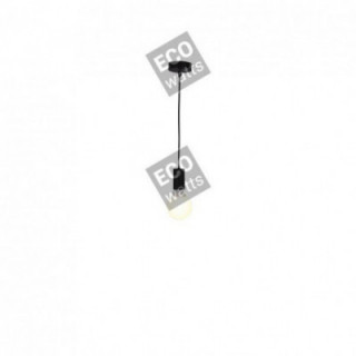 Suspension noire mate E27