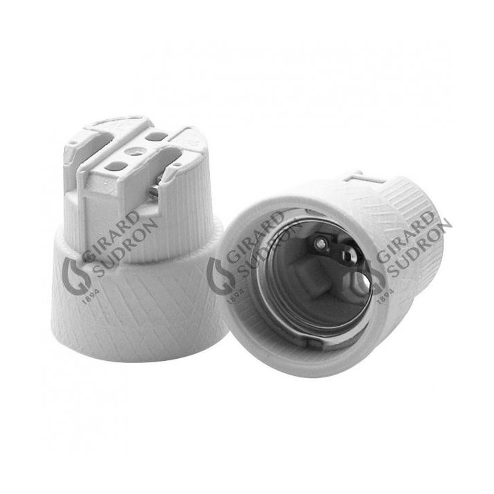 Douille E27 en porcelaine Douille E27 en porcelaine