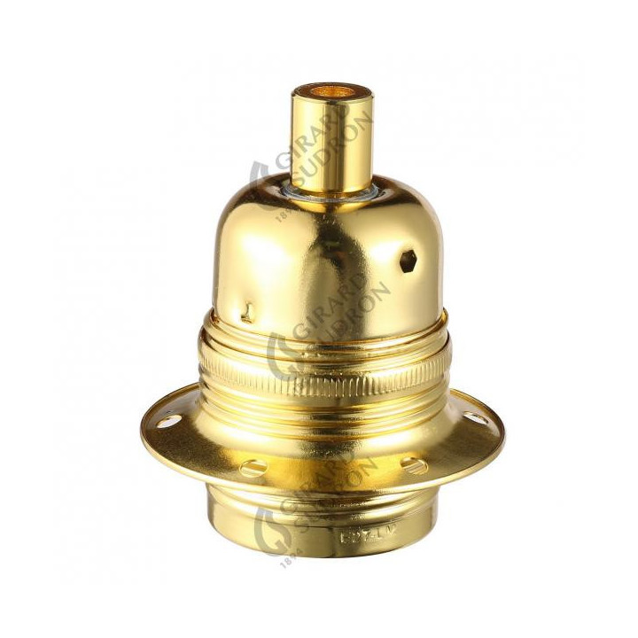 Douille Laiton E27 Or