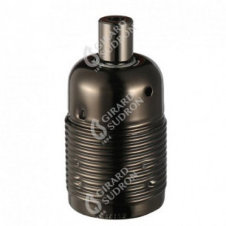 Douille laiton E27 noire