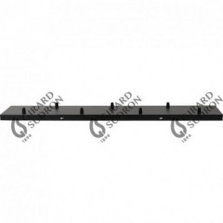 Plafond carré_7 trous_noir