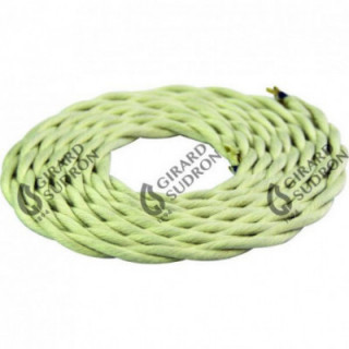 Câble torsadé blanc 2m 2x0