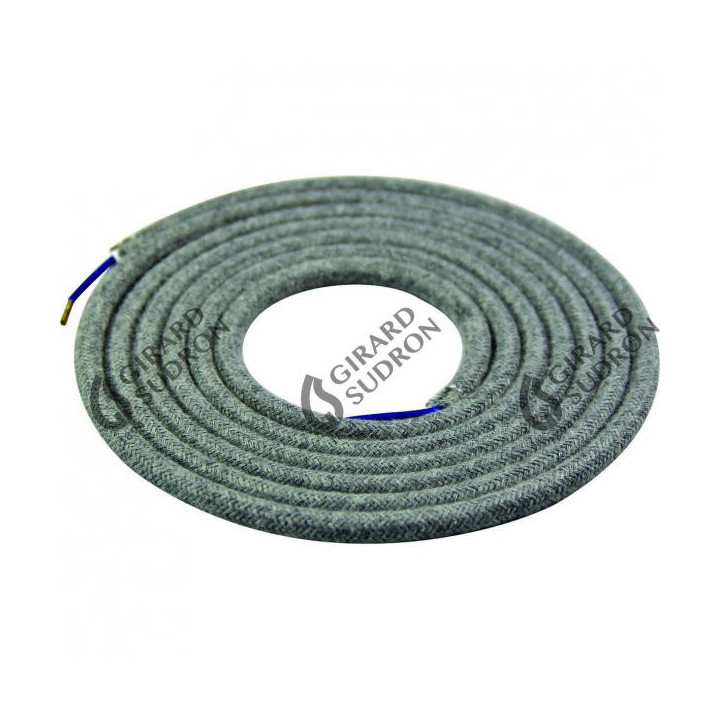 Câble rond gris 2m 2x0,75mm