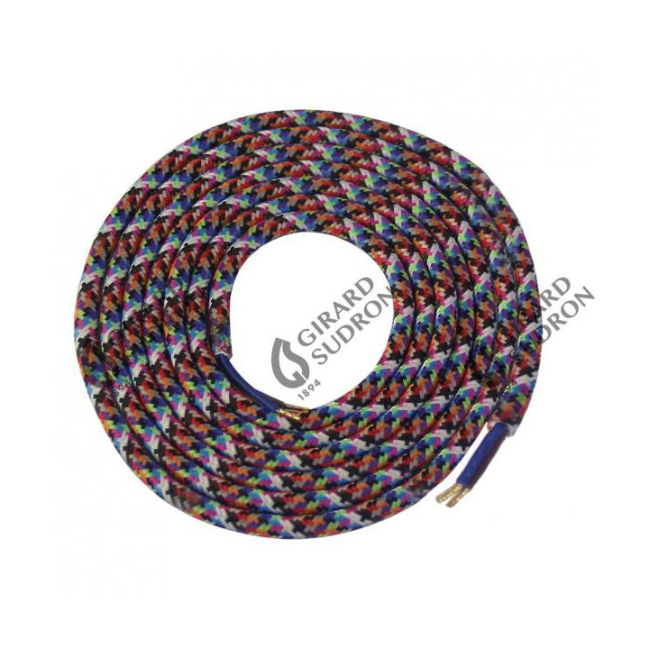 Câble rond 2m 2x0,75mm2