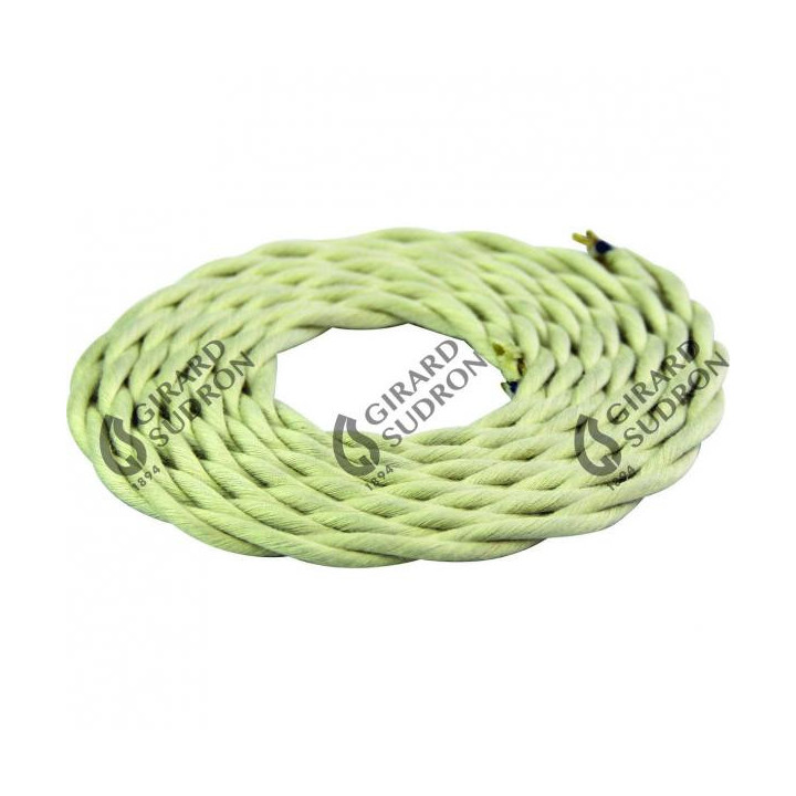 Câble torsadé blanc 2m 2x0