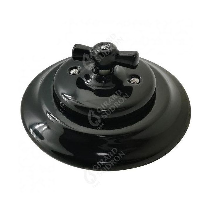 Prise noire encastrable