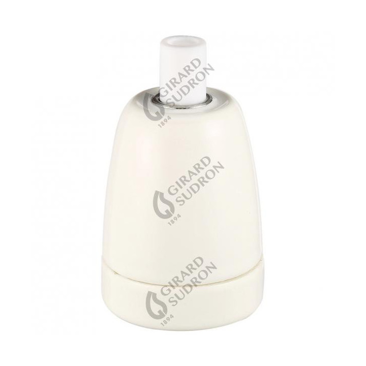 Douille Cramique E27 Blanche
