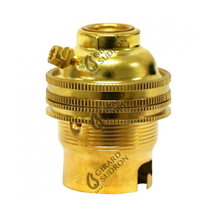 Douille B22 Pf.Db Laiton 10X1-