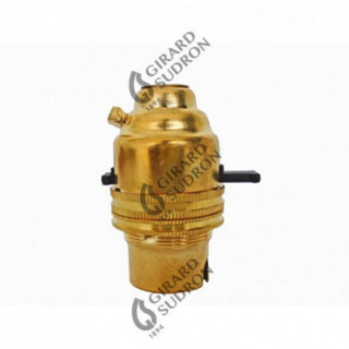 Douille B22 Laiton A Poussoir