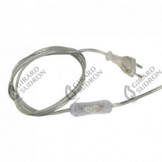 Cordon 2X0.75 L.2.00M Transp.A