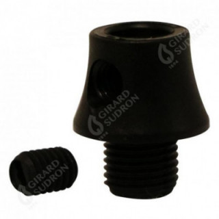 Serre-câble noir 10x1 mm