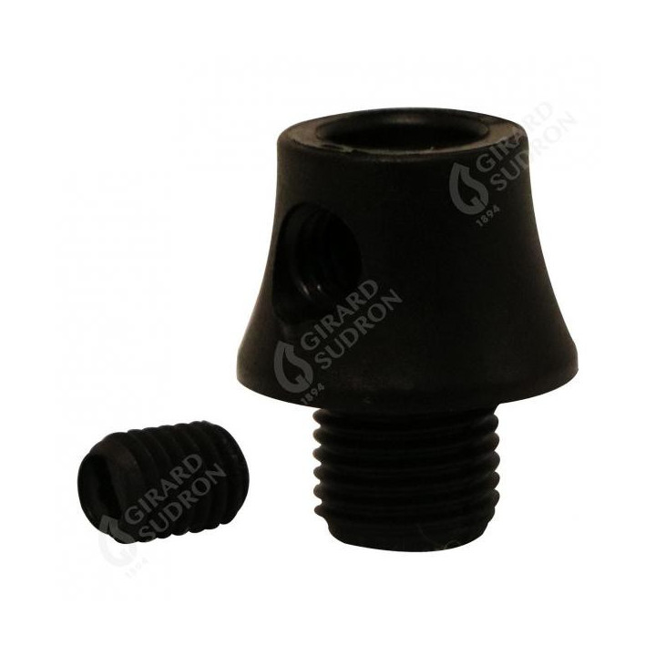 Serre-câble noir 10x1 mm