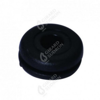 Passe-fil PVC noir 12/6mm