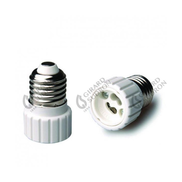 Adaptateur E27GU10 Blanc