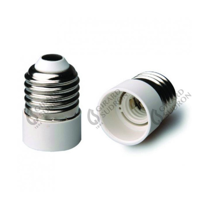 Adaptateur E27E14 Blanc