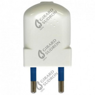 Fiche dmontable 2.5A blanc