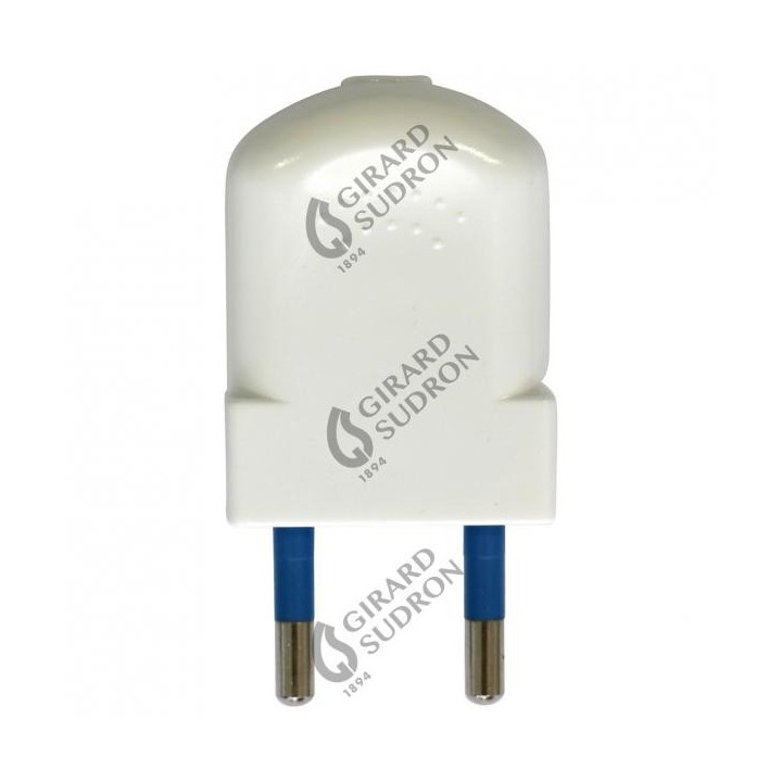 Fiche dmontable 2.5A blanc