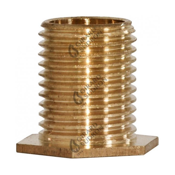 Raccord 6 Pans 10X1 Laiton H.1