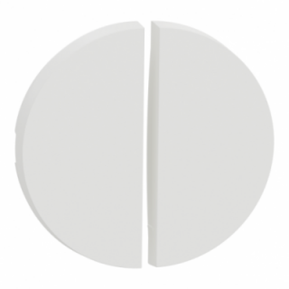 Odace enjo double VV ou poussoir blanc