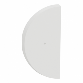 Odace demi enjo lumineux 2xVV pous blanc