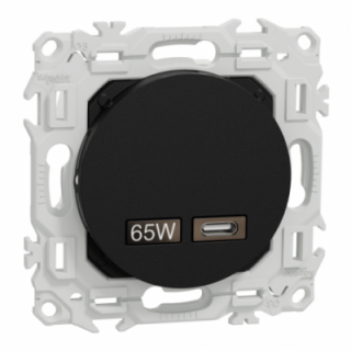 Odace chargeur USB-C 65W noir Odace chargeur USB-C 65W noir