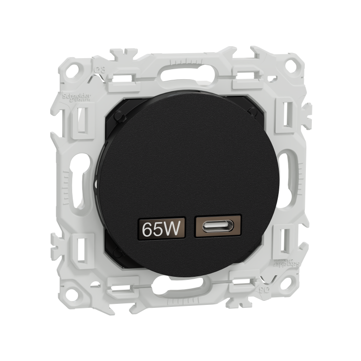 Odace chargeur USB-C 65W noir Odace chargeur USB-C 65W noir