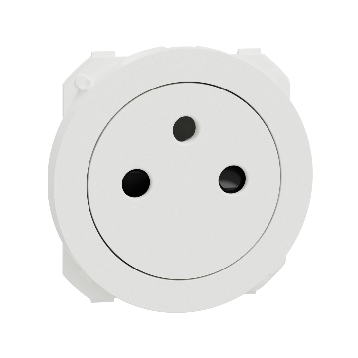Odace enjoliveur prise affleurante blanc