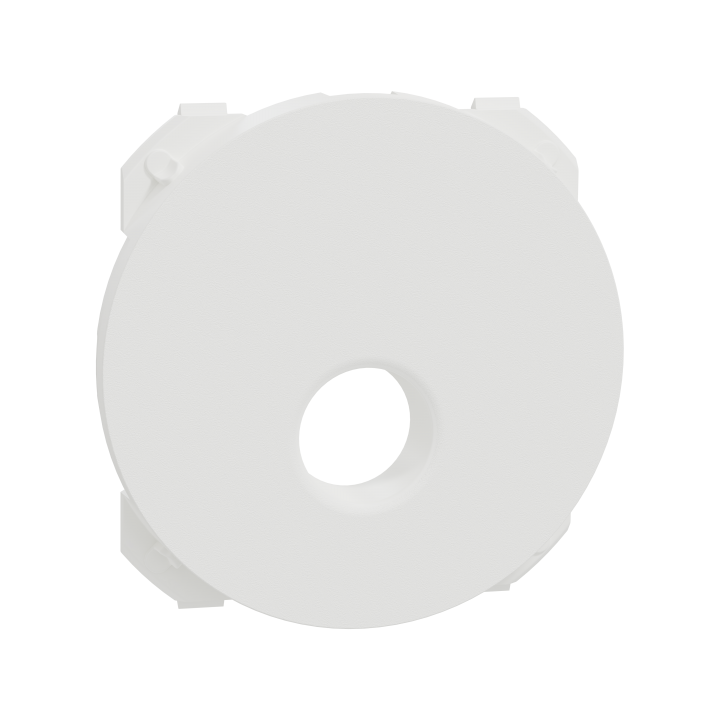 Odace enjoliveur prise TV blanc