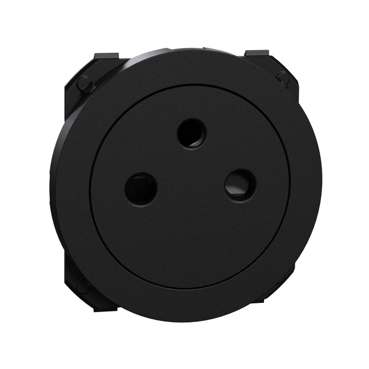 Odace enjoliveur prise affleurante noir Odace enjoliveur prise affleurante noir