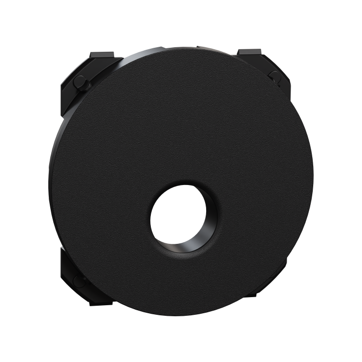 Odace enjoliveur prise TV noir Odace enjoliveur prise TV noir